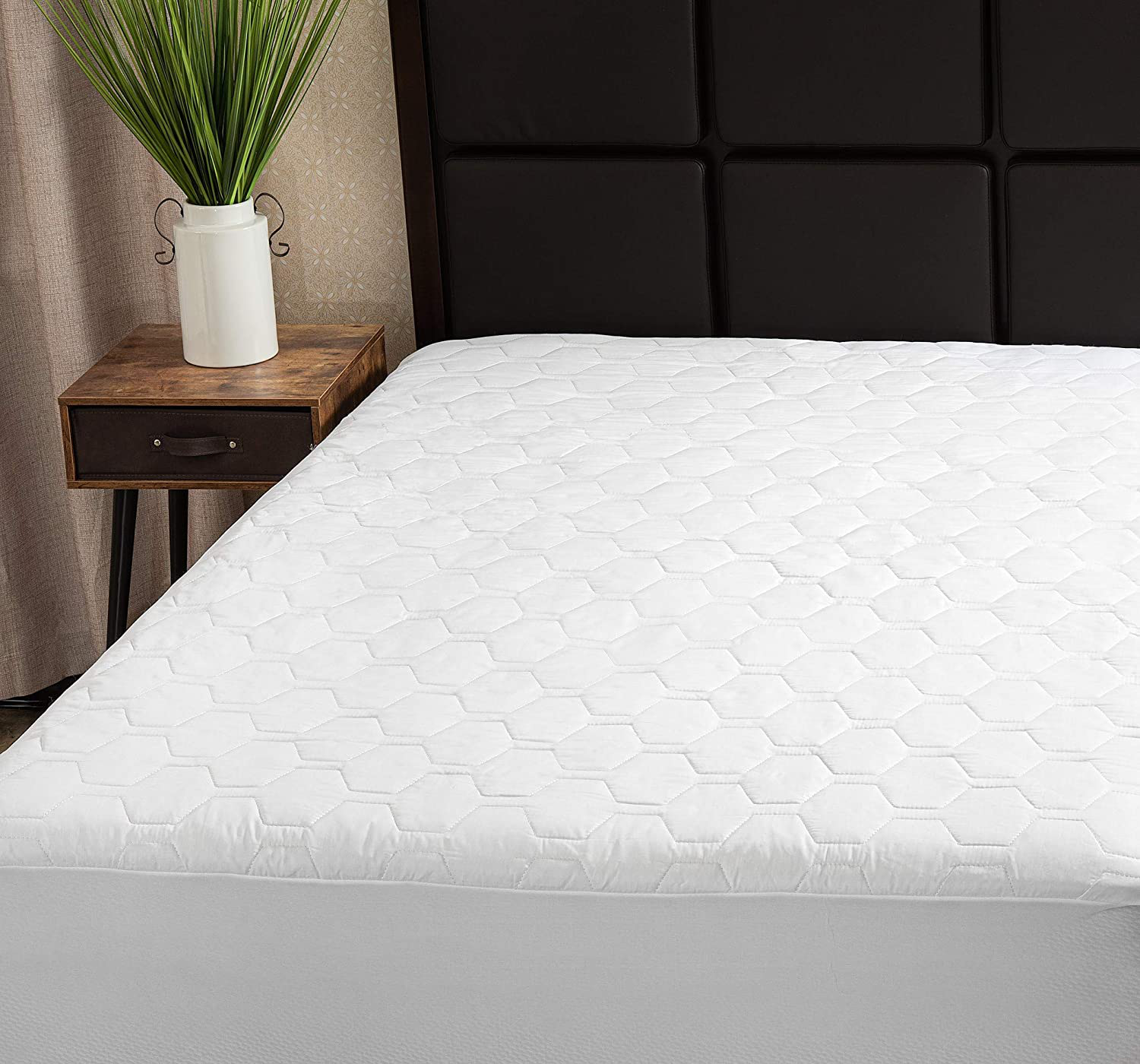 THE GRAND RV Short Full Mattress Pad Cover, Fitted Deep Pockets, Bed Mattress Bunk Camper Protection (Three Quarter 48x75 Inches)