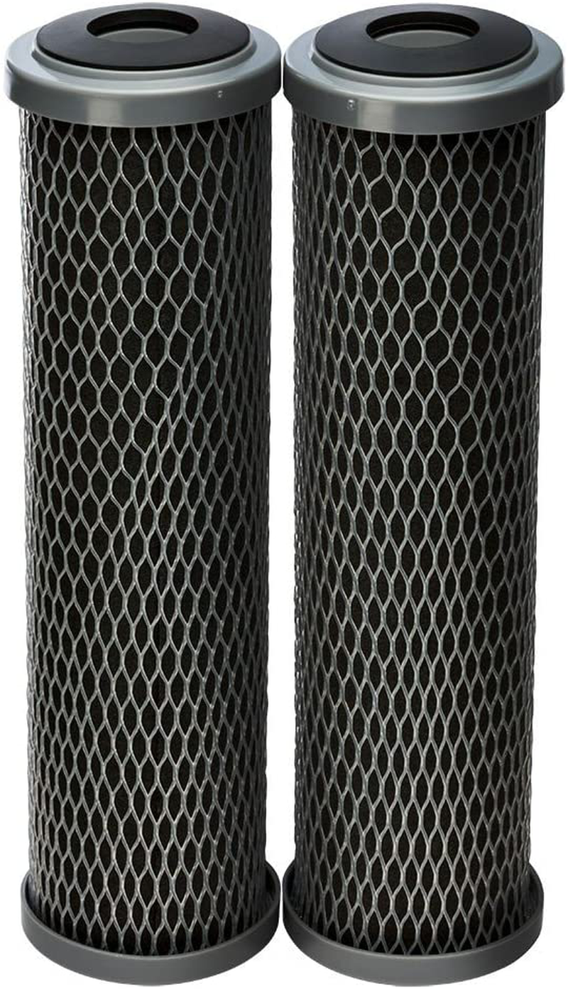 Culligan SCWH-5 Standard-Duty Whole House Water Filter Replacement Cartridges, 2-Pack, Black