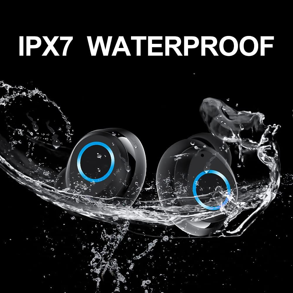 Wireless Earbud, Sudugo Bluetooth Headphones Sports Bluetooth Earbud with Deep Bass, Wireless Earphones In-Ear with Microphone USB-C Charging, IPX7 Waterproof Noise Cancelling Earbud for Running