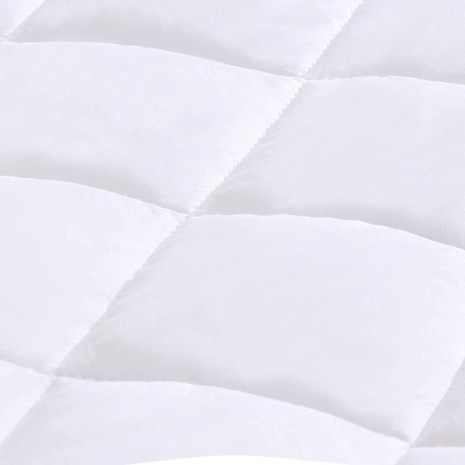LDC Twin Mattress Pad with 16-Inch Deep Pocket, Comfortable, Breathable, Easy to Put on, The Stretchable Quilted Fitted Mattress Cover
