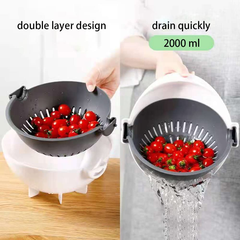 Vegetable Chopper Dicer Onion Chopper, 9 in 1 Food Chopper Fruits Cutter, Adjustable Slicer, Vegetable Cutter with Drain Rack Storage Container, Kitchen Gadget, 2L High-Capacity