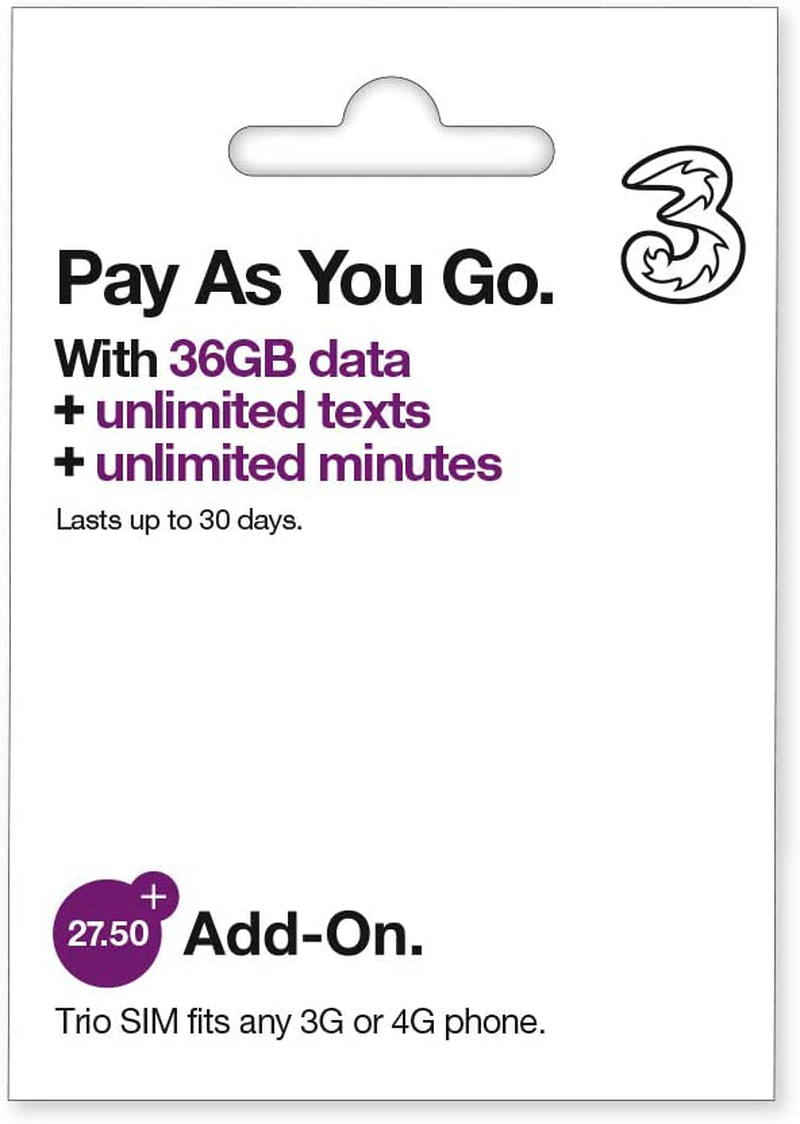 Data Pay As You Go SIM