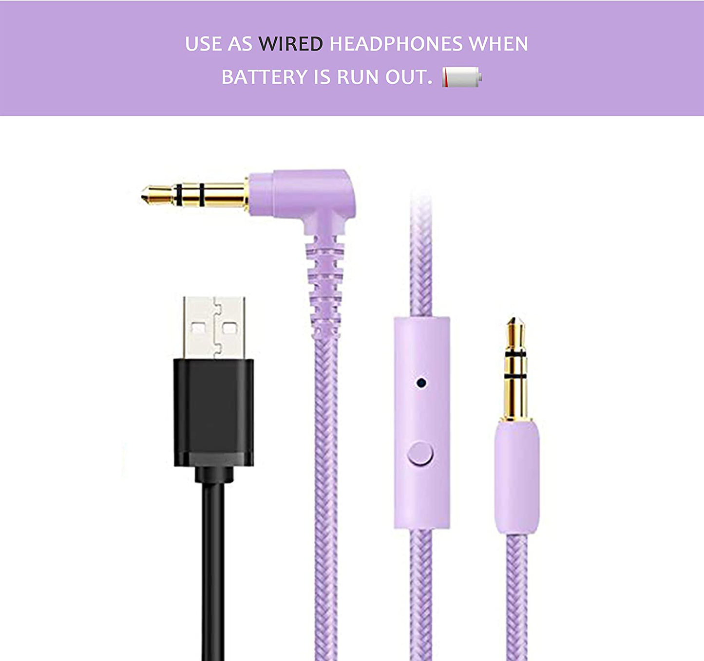 Kids Headphones, Riwbox CT-7S Cat Ear Bluetooth Headphones 85Db Volume Limiting,Led Light up Kids Wireless Headphones over Ear with Microphone for Laptop/Pc/Tv (Purple&Green)