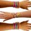 Tytroy Neon Rainbow Assorted Color Jelly Bracelets Birthday Party Favors Gifts - 144 Piece - (144)