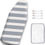 12.5 x 30 Inch Mini Ironing Board Cover with Iron Cover and Extra Thick Pad,Resists Scorching and Staining