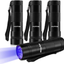 Morpilot Black Light, 2 Pcs UV Handheld Blacklight Flashlights 12 Led 395Nm Mini Light Torch Detector for Pets Urine and Stains