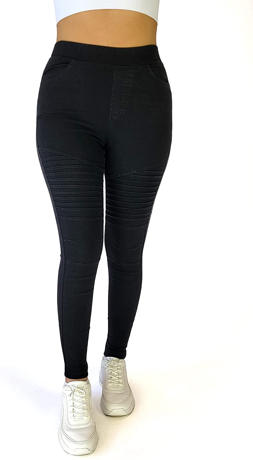 SARDONIX SRDX Pocket Jeggings Jeans Pants Women Stretch Skinny Casual Slim Fit Denim