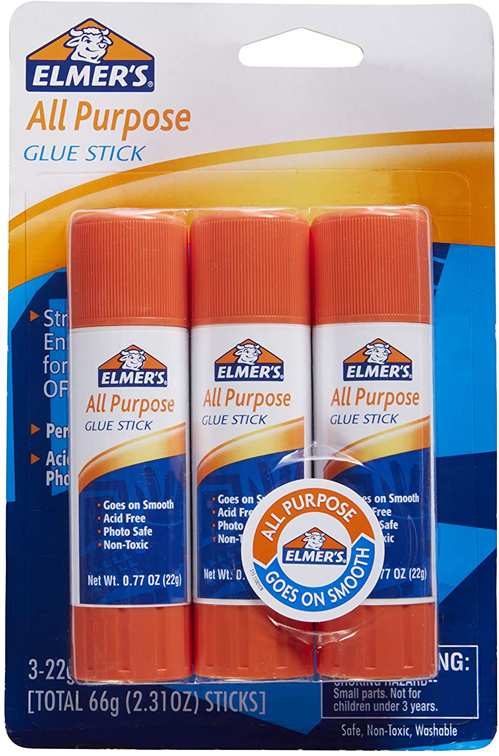 Multi Pack Elmer's All Purpose Glue Sticks, 0.77 Ounce