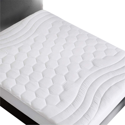 Bedsure Queen Mattress Pad Deep Pocket - Quilted Mattress Cover for Queen Bed PillowTop Mattress Protector, Fitted Sheet Mattress Cover, 60 x 80 inches, White