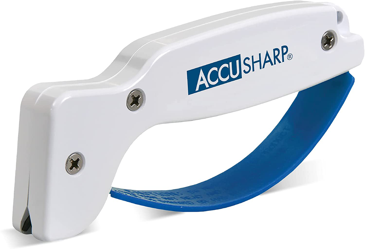 AccuSharp Knife & Tool Sharpener - Diamond-Honed Tungsten Carbide Rust-Free Sharpener Quickly Sharpens, Restores, Repairs & Hones Serrated Blades, Cutting Tools, Cleavers, Axes & Machetes