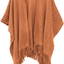 Knit Shawl Wrap for Women - Soul Young Ladies Fringe Knitted Poncho Cardigan Cape