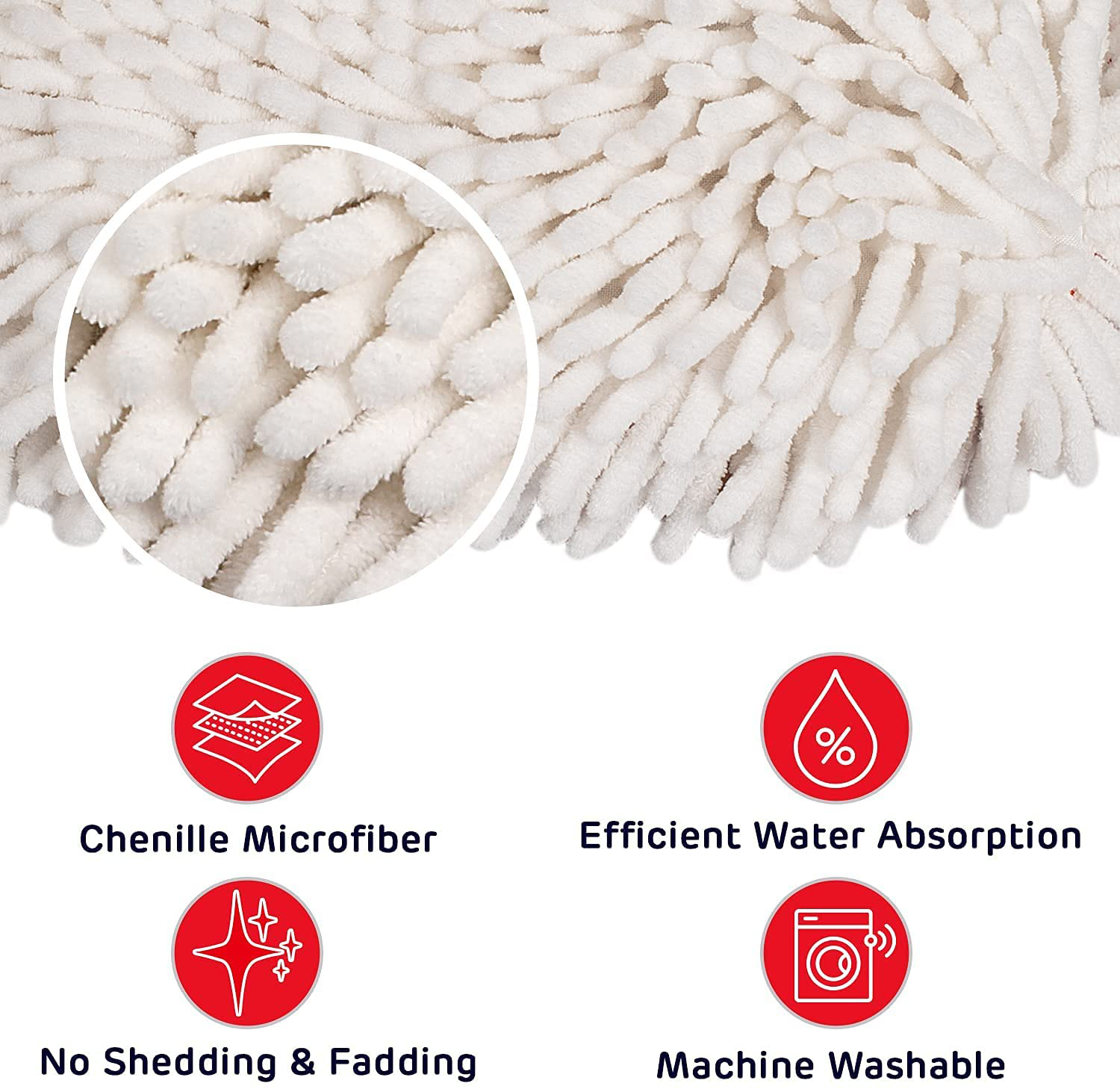 MS MASTER SHOW Car Wash Brush Mop with 2 Pcs Microfiber Mop Mitt Labor-Saving Curve Design Car Cleaning Supplies Kit Extendable Scratch-Free Car Wash Mop Thickened Aluminum Alloy Rod