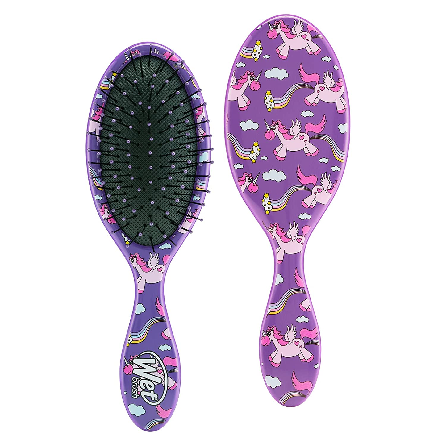 Wet Brush Hair Brush Kids Detangler - Detangling Knots, Snag-Free, Anti-Static Brush, Intelliflex Bristles, No Pain, Split-Ends & Hair Breakage, Chevron Print, Easy Hold, Child-Friendly Size