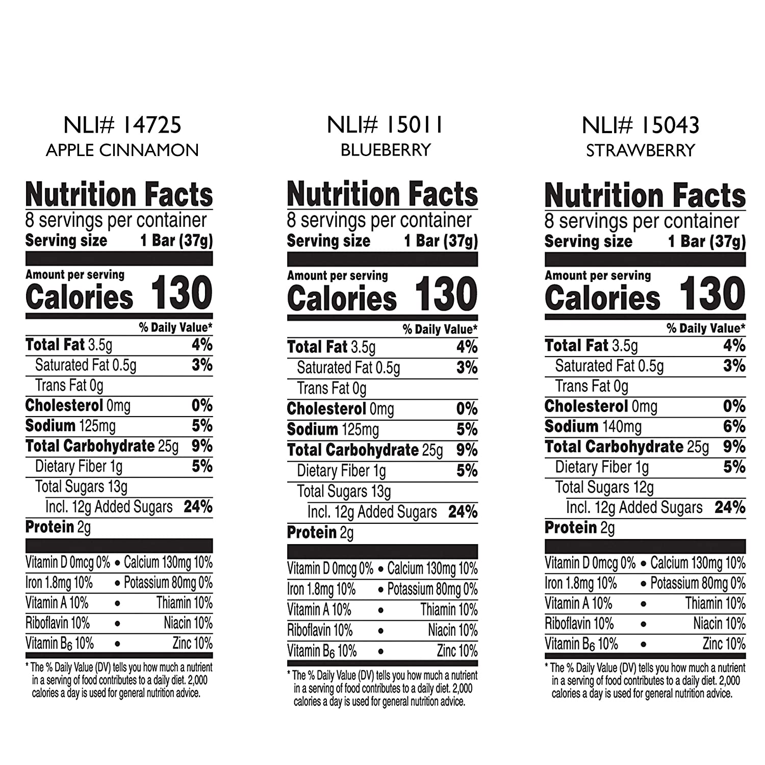 Nutri-Grain Soft Baked Breakfast Bars, 3 Flavor Variety Pack, Whole Grain Snacks, Kids Snacks (32 Bars)