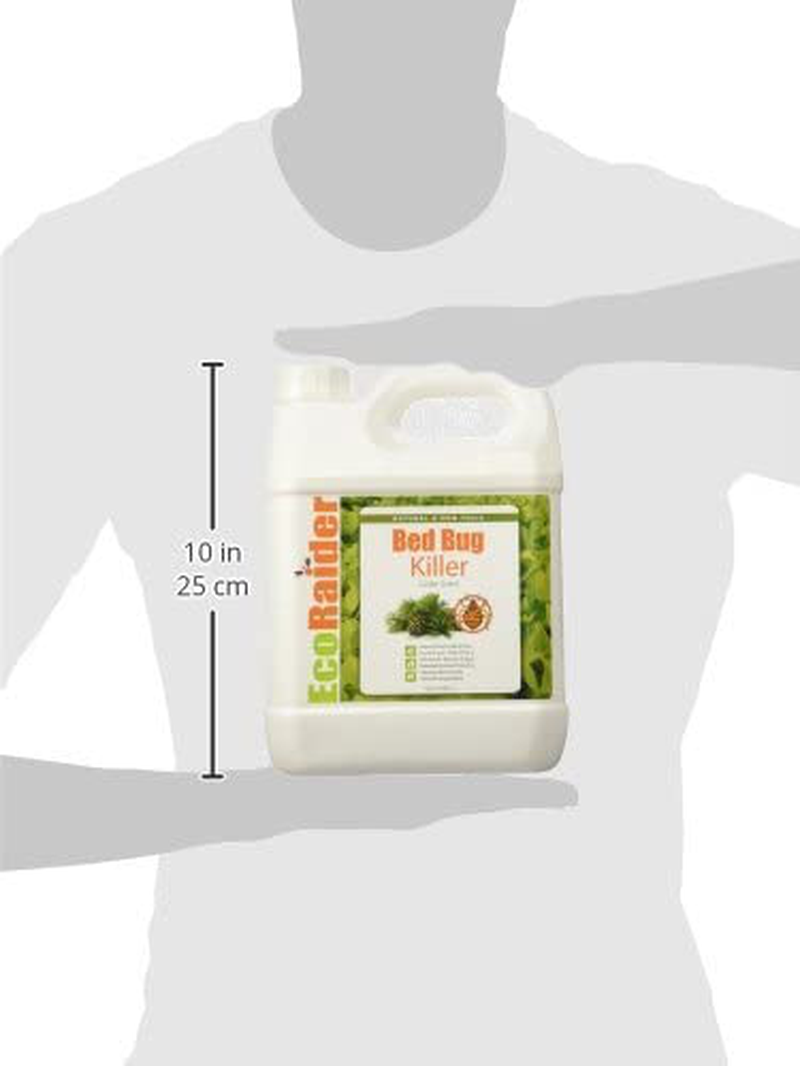 EcoRaider Bed Bug Killer Spray Jug, Green + Non-toxic, 100% Kill + Extended Protection, 128 Fl Oz (Pack of 1)