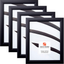 Craig Frames 23247018 20 x 20 Inch Picture Frame, Brushed Silver, Set of 4