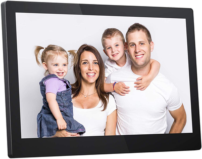 Dragon Touch Classic 15 Digital Picture Frame, 15.6” FHD Touch Screen Wifi Digital Photo Frame Instant Share Photos and Videos via App, Email, Cloud, Wall Mountable, Portrait and Landscape