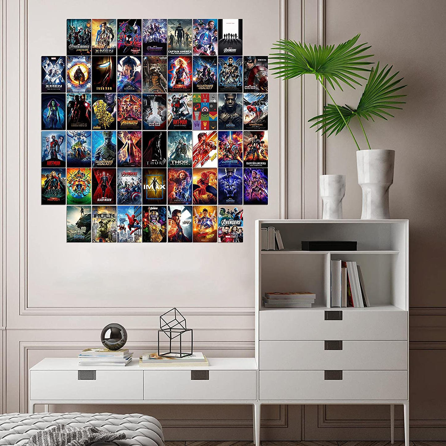 Aesthetic Movie Pictures Collage Kit for Wall Various Film Themed Posters for Teen Room Decoration