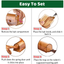 Captsure Original Humane Mouse Traps, Easy to Set, Kids/Pets Safe, Reusable for Indoor/Outdoor Use, for Small Rodent/Voles/Hamsters/Moles Catcher That Works. 2 Pack (Small)