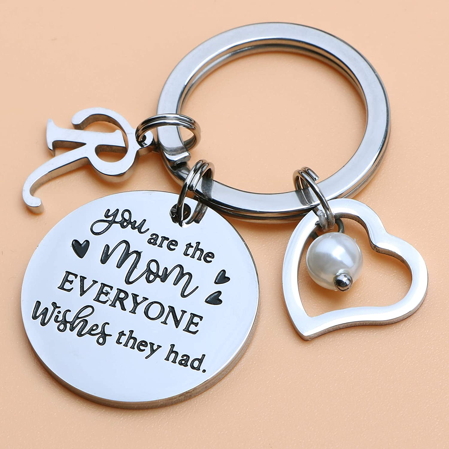 Gifts for Mom Birthday Key Chain Best Mom Thanksgiving Christmas Mother'S Day Key Ring from Daughter Son Jewelry