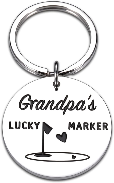 Personalized Best Golf Marker Gift Ideas for Grandpa Grandfather Papa Golf Lover Fathers' Day Valentine's Day Christmas Birthday Thanksgiving Easter Gifts Golf Merchandise for Men Him Male