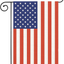 American Flag Double Sided American Flag Garden Flag Thick Weatherproof Burlap 4Th of July Garden Flag ​US Garden Flag Perfect Decor for Outdoor Yard Porch Patio Farmhouse Lawn, 12 X 18 Inch