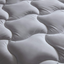 SLEEP ZONE Quilted Mattress Pad Cover King Cooling Fluffy Soft Topper Upto 21 inch Pocket, Grey, King