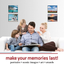 Mantello 5x7 Inch Front Loading Picture Frames - Black - Art Wall Hanging Table Desk - Family Gallery Multi Photo Frame - 6 Pack