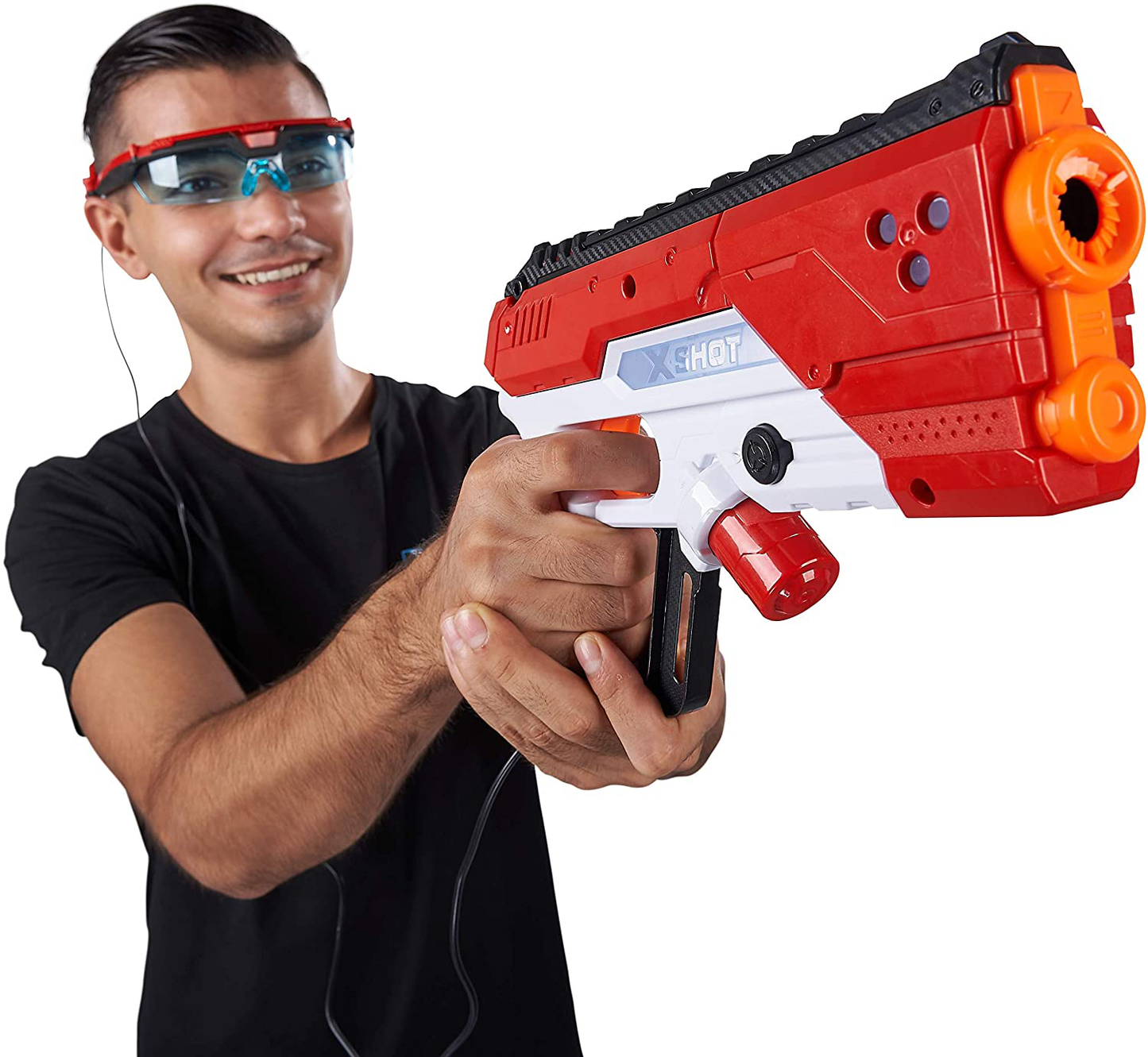 Xshot Laser Tag - 4 Laser Tag Guns & 360° Sensor Goggles - Ultimate Laser Blaster Party Pack for Outdoor or Indoor Fun