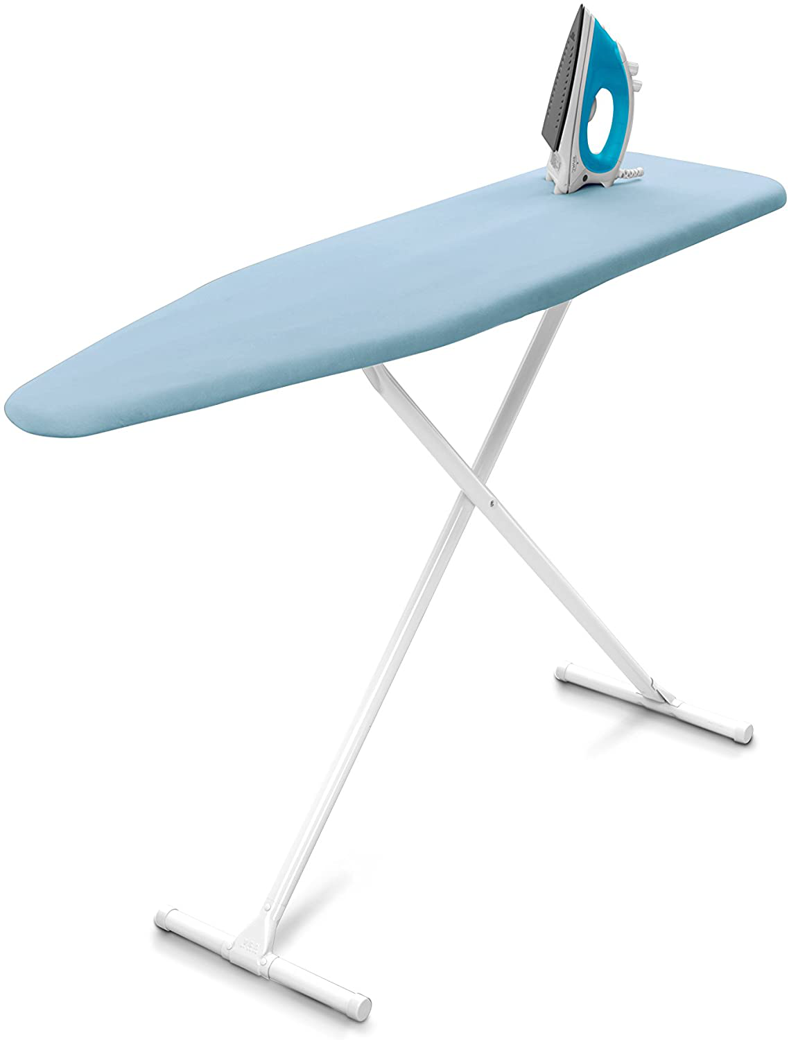 Homz T-Leg Ironing Board, Made in the USA, Blue