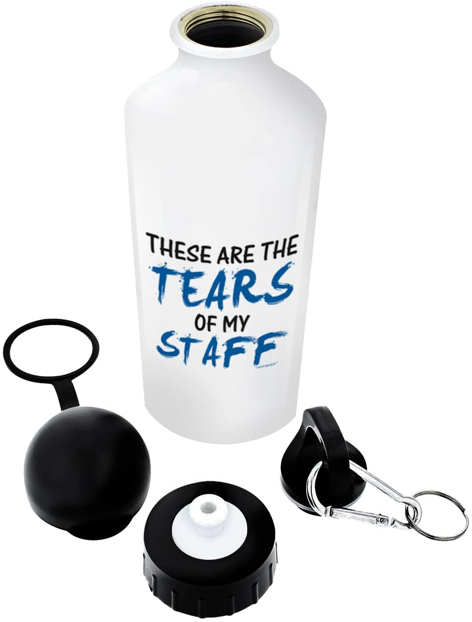 Boss Appreciation Gift Tears of My Staff Office Humor Boss Gag Gift for Boss Supervisor Coworker Gifts Gift Aluminum Water Bottle with Cap & Sport Top