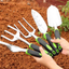 Hovico Garden Tool Set 5 Piece Heavy Duty Gardening Kit,Anti Skid Handle with Soft Rubber Garden Gifts for Parents