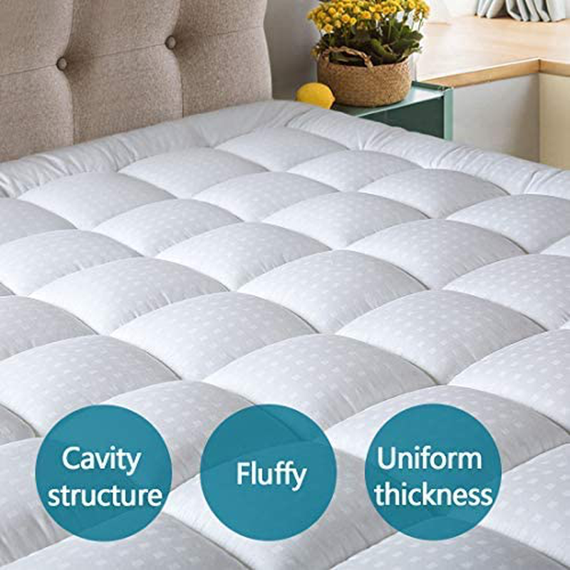 MEROUS King Size Mattress Pad Pillow Top Quilted Mattress Cover Mattress Protector Cotton 8-21" Deep Pocket Cooling Mattress Topper