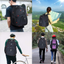 Extra Large 50L Travel Laptop Backpack with USB Charging Port Fits 17 Inch Laptops