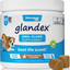 Glandex Anal Gland Soft Chew Treats with Pumpkin for Dogs 60ct Chews with Digestive Enzymes, Probiotics Fiber Supplement for Dogs