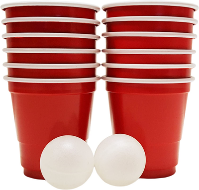 Black Duck Brand Set of 2 Mini Beer Pong Game Sets! Shot Pong Game!