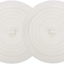 V-TOP Tub Stopper 2 Pack, 6 inches Large Silicone Drain Plug Hair Stopper Flat Suction Cover for Kitchen Bathroom and Laundry