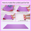 YSAGi Multifunctional Office Desk Pad, Ultra Thin Waterproof PU Leather Mouse Pad, Dual Use Desk Writing Mat for Office/Home (23.6" x 13.7", Aconite Violet+Eosine Pink)