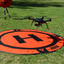Hoodman HDLP Drone Landing Pad Launch Accessory 5 Foot Diameter Fits DJI Matrice Inspire Size Smaller RC Quadcopter