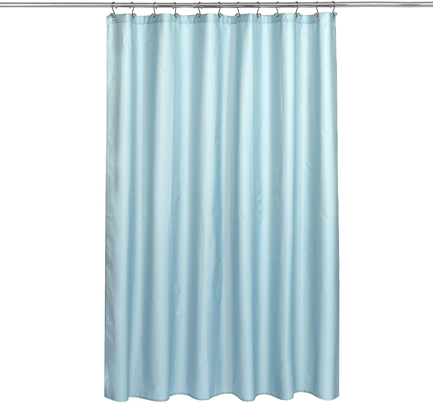 N&Y HOME Fabric Shower Stall Curtain or Liner Hotel Quality, Machine Washable, Water Repellent