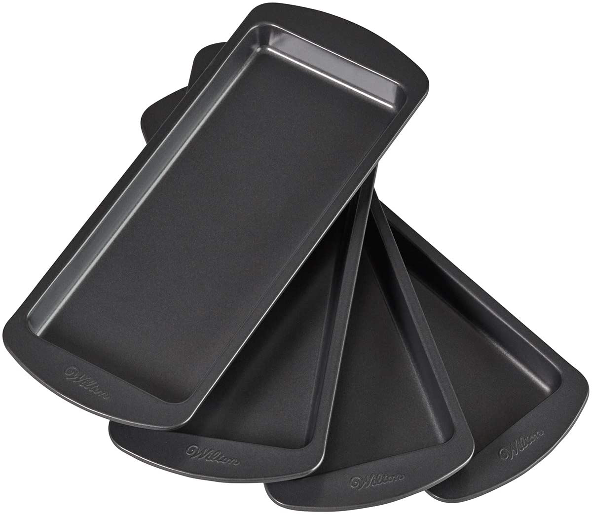 Wilton Easy Layers! 10 x 4-Inch Loaf Cake Pan Set, 4-Piece