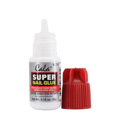 3 Bottles Super Nail Glue Professional Salon Quality,Quick and Strong Nail Liquid Adhesive