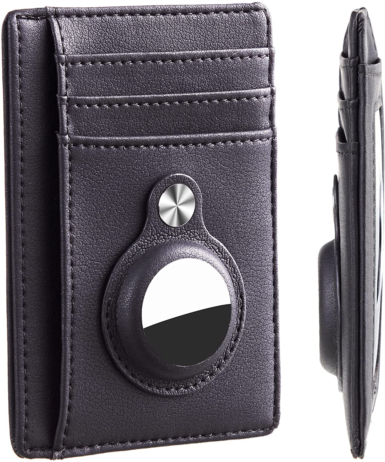 Hawanik Slim Minimalist Front Pocket Wallet with Built-In Case Holder