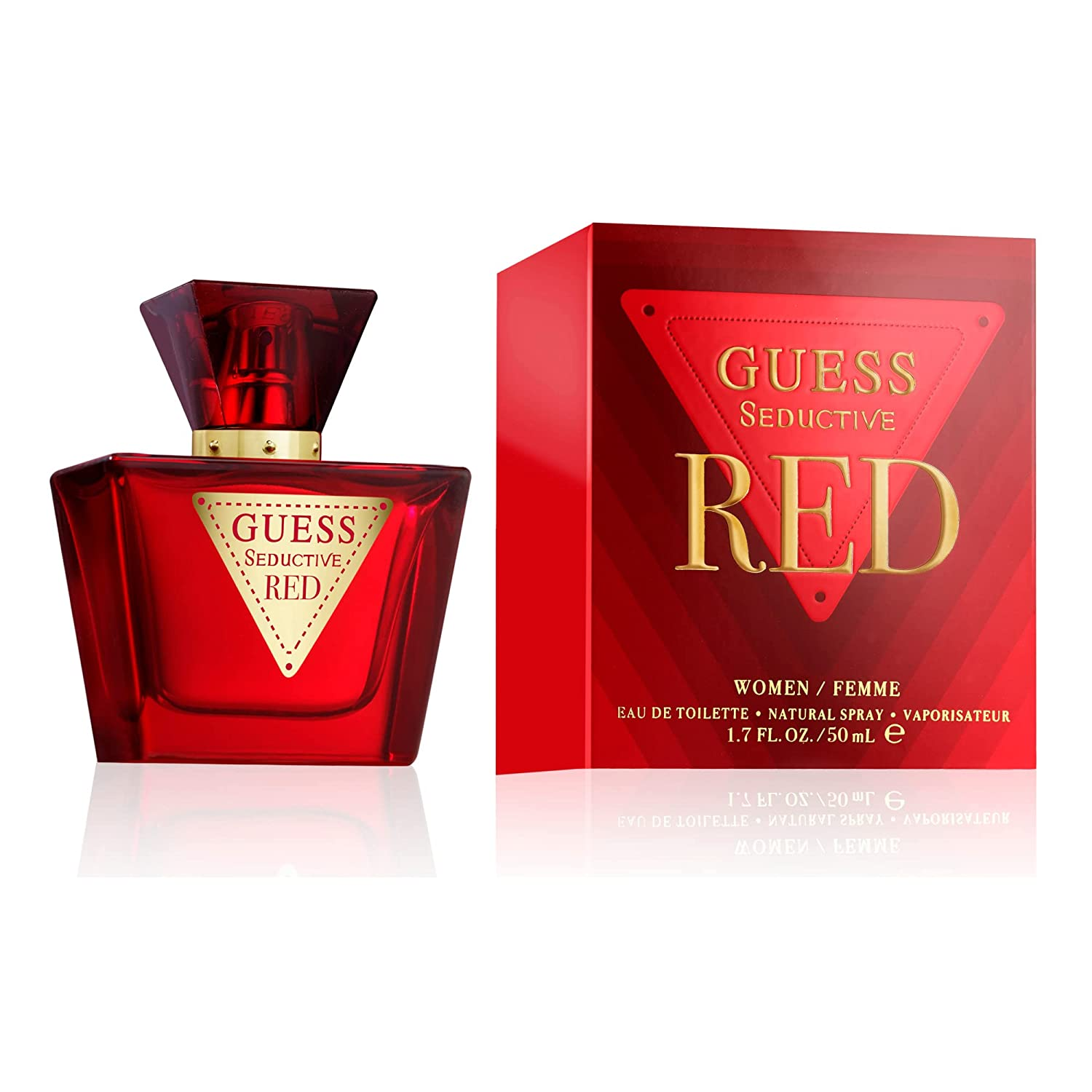GUESS Seductive Red Eau De Toilette EDT Spray Perfume for Women, 1 Fl Oz