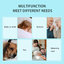 Bedecor Quilted Fitted Mattress Pad Super Water Absorption Deep Pocket to 18 Inches - Full