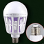 2 Pack Bug Zapper Light Bulbs, 2 in 1 Mosquito Killer Bulb, UV LED Mosquito Fly Killer Light for Home Patio and Indoor