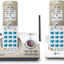 AT&T DL72219 DECT 6.0 Cordless Phone for Home with Connect to Cell, Call Blocking, 1.8" Backlit Screen, Big Buttons, intercom, and Unsurpassed Range Set
