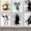 Star Wars Posters for Walls Villains – Unframed Set of 6 Characters, 8x10 Inch, Darth Maul Darth Siddious Storm Trooper General Grievous Jabba the Hutt Villain Pictures, Watercolor Wall Art for Boys, Teens Bedroom Living Bathroom Decor