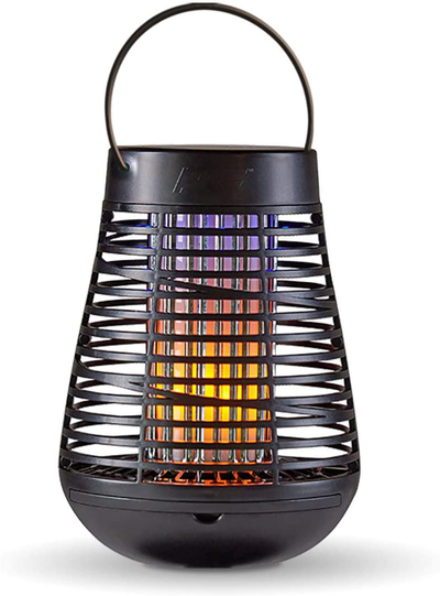 PIC Portable Solar Insect Killer Torch (FLPT), Bug Zapper and Flame Accent Light, Kills Bugs on Contact