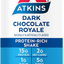 Atkins Gluten Free Protein-Rich Shake, Dark Chocolate Royale, Keto-Friendly, 8 Count